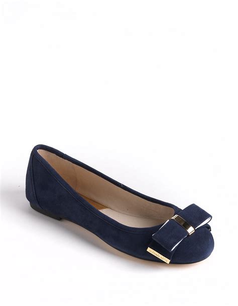 michael kors suede ballet flats|Michael Kors ballet flats sale.